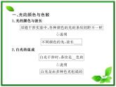 【新品】高二物理课件 13.4 《光的颜色》 色散 13.8 激光 （人教版选修3-4）