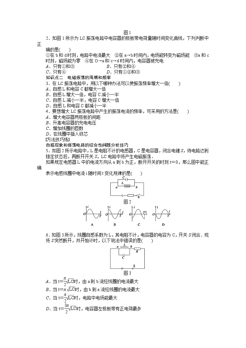 [冲刺复习]高二物理学案 14.2 电磁振荡 （人教版选修3-4）02