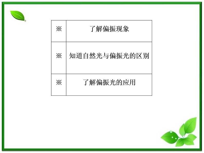 高二物理选修3-4课件：13.6《光的偏振》（人教版）06