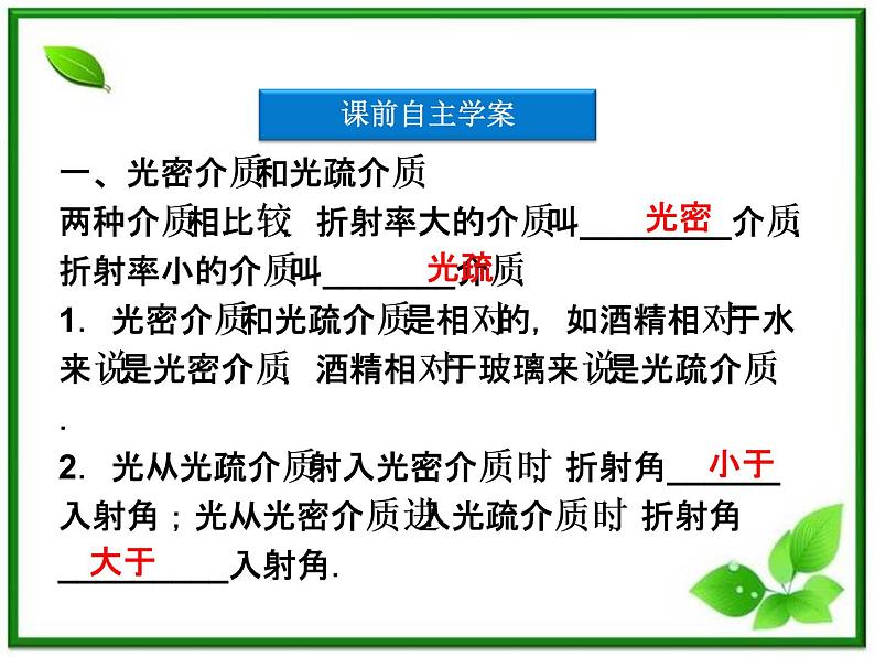 高中物理核心要点突破系列课件：第19章第三节《全反射》（人教版选修3-4）04