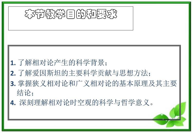 物理：15.1《相对论诞生》1（新人教版选修3-4）课件PPT02