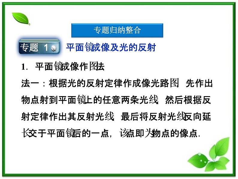 届高考物理课件：第19~20章《光》本章优化总结（人教版选修3-4）第5页