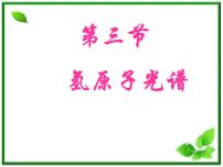 高中物理人教版 (新课标)选修33 氢原子光谱教课内容ppt课件