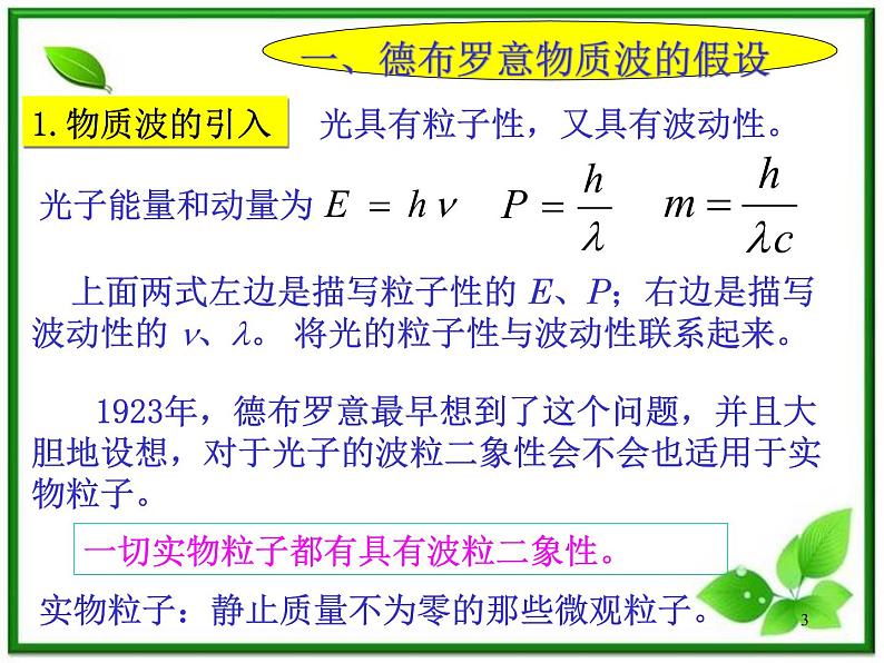 第三节《崭新的一页：粒子的波动性》课件6（32张PPT）（人教版选修3-5）第3页