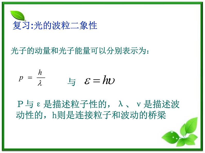 《粒子的波动性》课件五（15张PPT）01