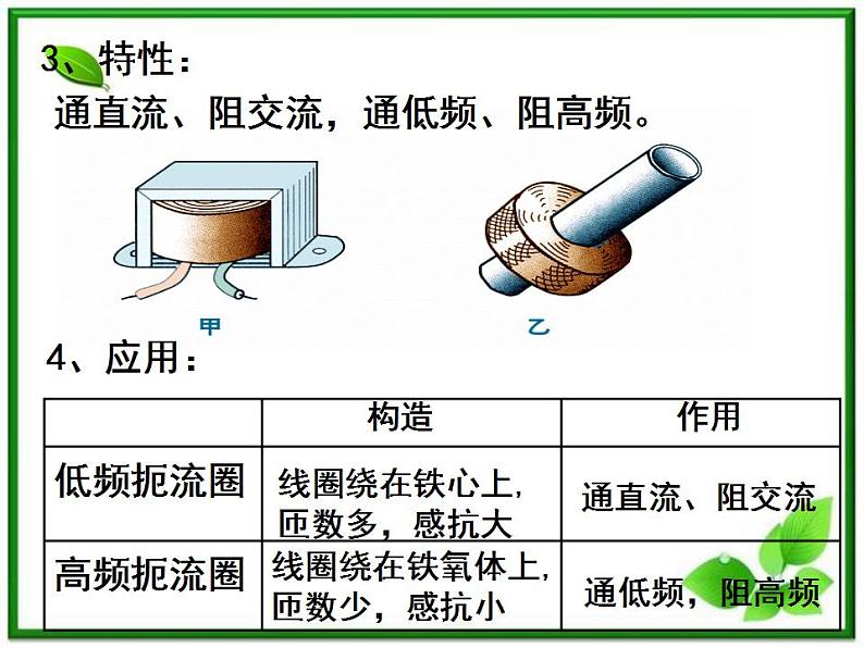 《电感、电容对交流电的影响》课件三（14张PPT）04