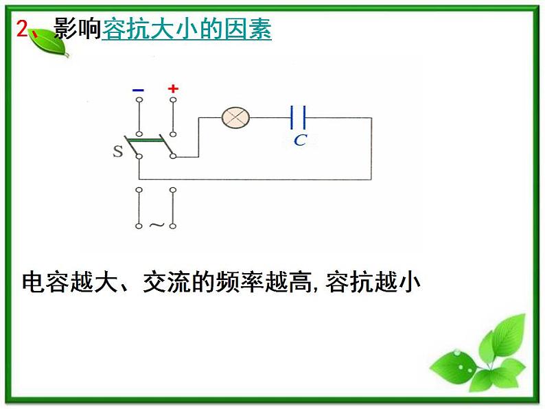 《电感、电容对交流电的影响》课件三（14张PPT）07