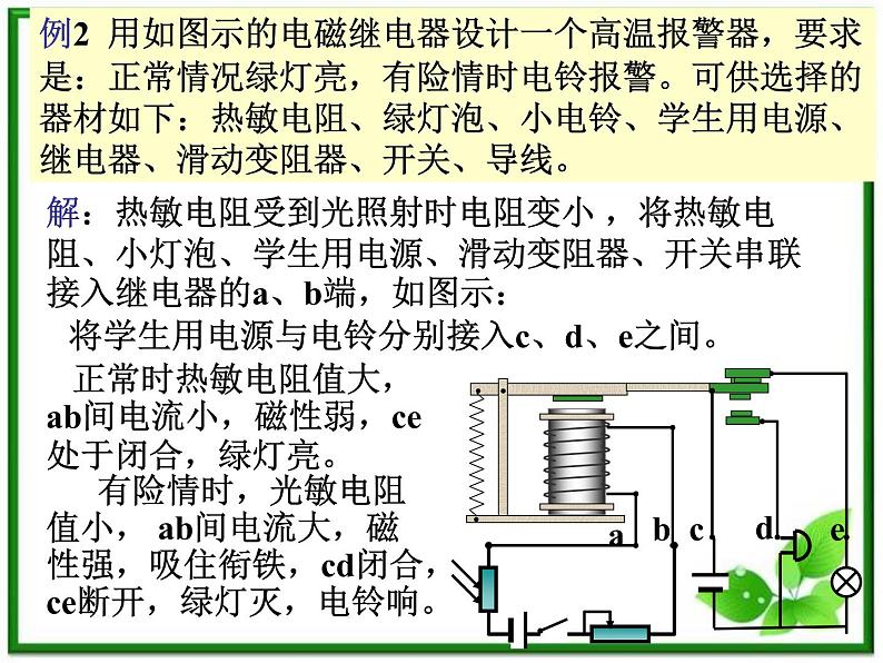 高二物理课件人教版选修三 传感器及其应用105