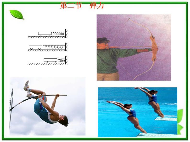 【精品课件】高一物理 3.2 弹力 （沪科版必修1）01