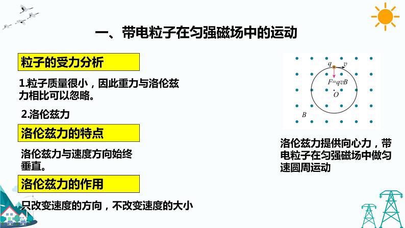 1.3带电粒子在匀强磁场中的运动 课件+教案+练习03