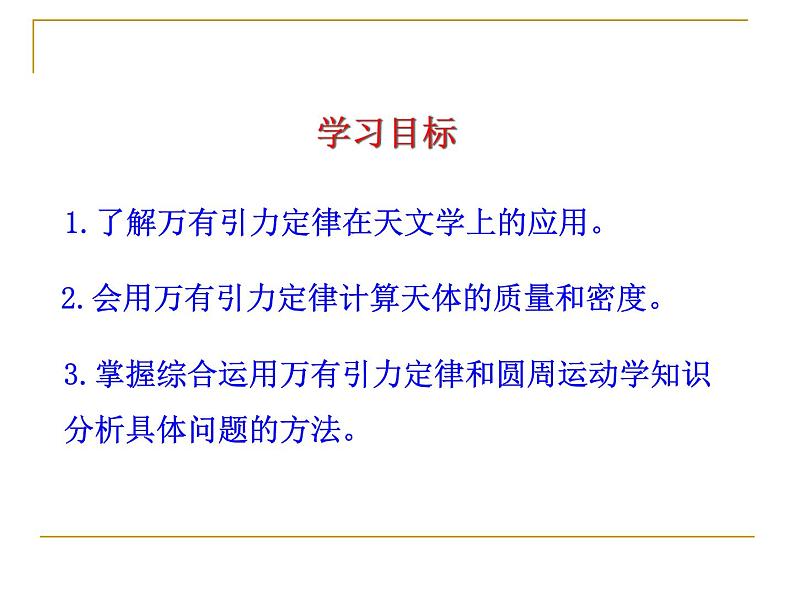人教版（2003）高中物理必修二第六章万有引力与航天——万有引力理论的成就 课件第2页