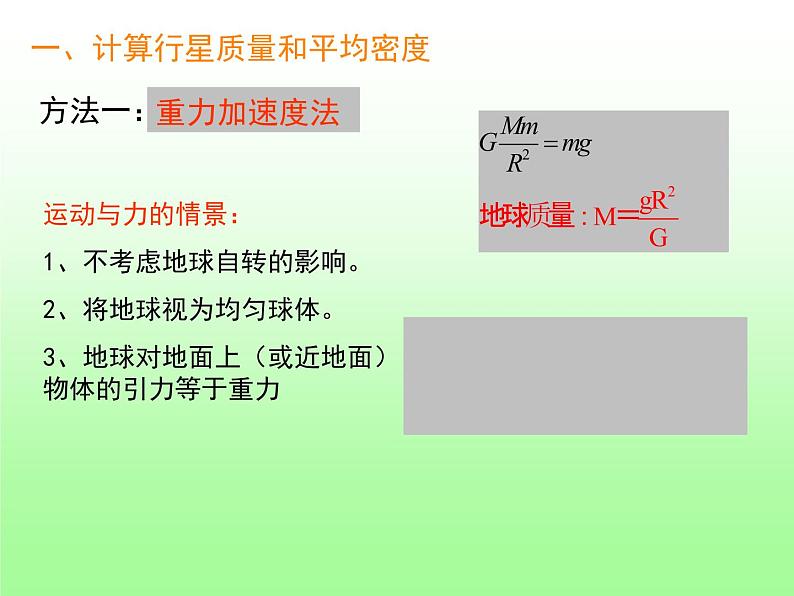 人教版（2003）高中物理必修二第六章万有引力与航天——万有引力理论的成就课件PPT03