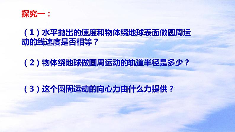 人教版（2003）高中物理必修二第六章万有引力与航天——宇宙航行课件PPT第6页