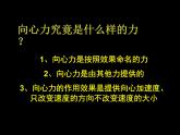 人教版（新课标）高中物理必修二第五章曲线运动——5.6向心力 公开课课件PPT