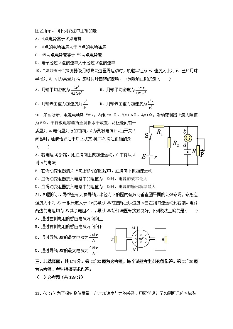黑龙江省鹤岗市第一中学2022届高三上学期期末考试物理试题含答案02