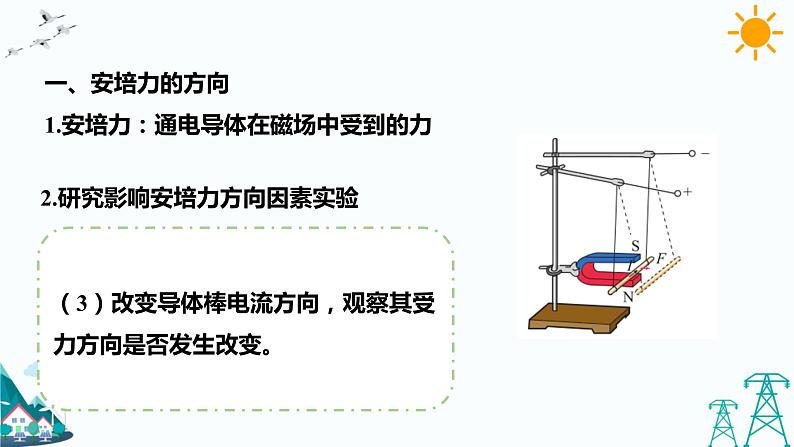 1.1磁场对通电导线的作用 课件+教案+练习03