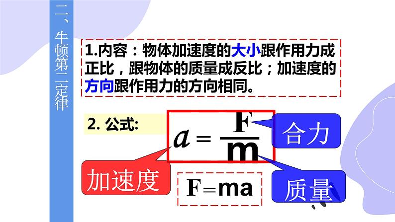 人教版（2019）第一册《牛顿第二定律》教学课件（34页）05