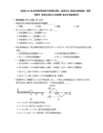 【备战2022】高考物理选择题专题强化训练：简谐运动  简谐运动的振幅、周期和频率  简谐运动的公式和图像  振动中的能量转化