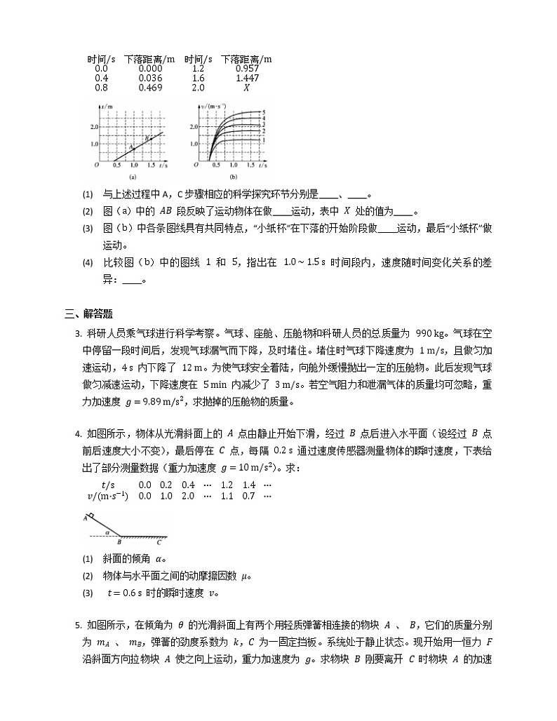 全解与高考物理专题1 直线运动 力的作用第2页