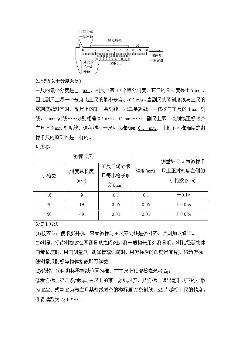 第十一章第3节 实验：导体电阻率的测量学案02