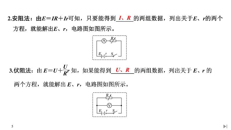 实验：电池电动势和内阻的测量PPT课件免费下载05