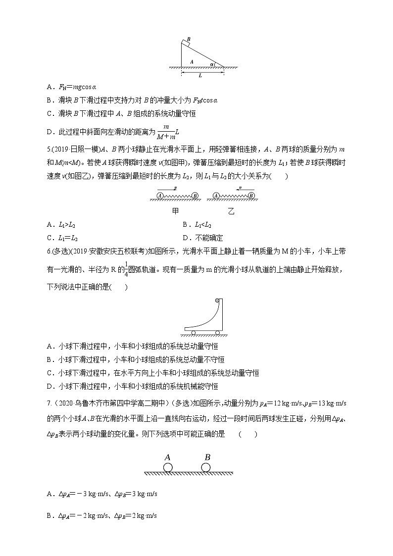 第一章、章末总结、动量守恒定律（原卷版）02
