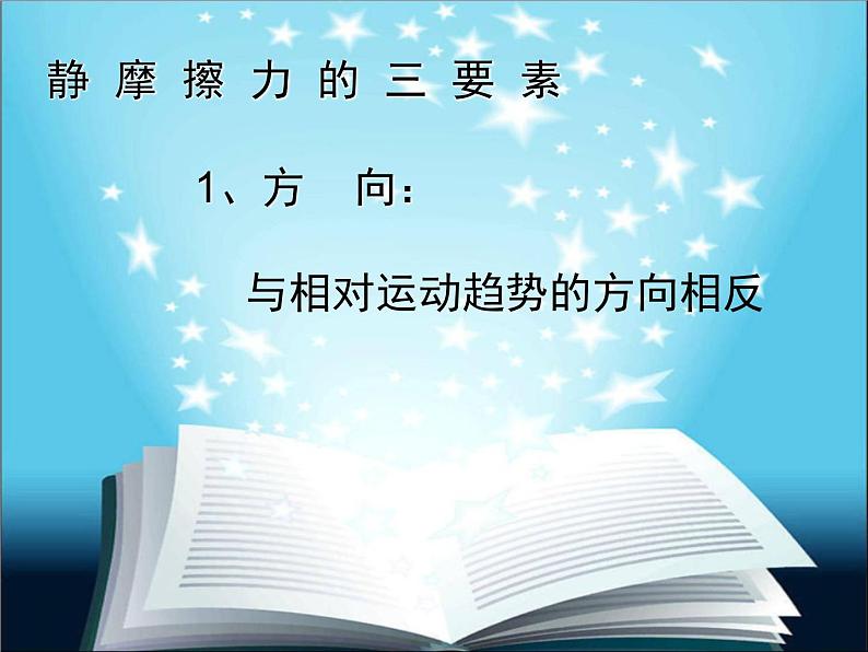 人教版（新课标）高中物理必修一第三章相互作用——摩擦力讲稿课件PPT07