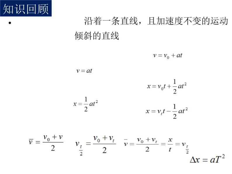 人教版（新课标）高中物理必修一第二章匀变速直线运动的研究——匀变速直线运动的速度与位移关系课件PPT01