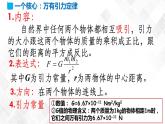 第七章万有引力与宇宙航行章节复习-高一物理 同步课件+练习（2019人教版必修第二册）