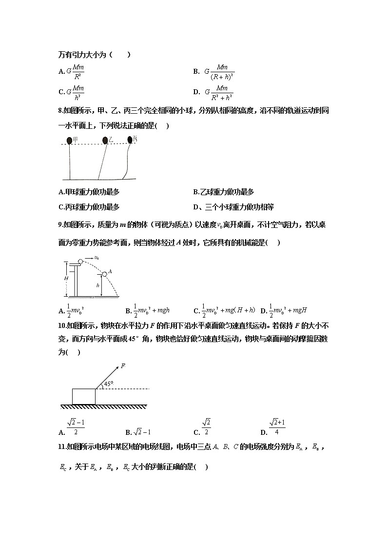 2021-2022学年辽宁省阜新市第二高级中学高二上学期期末考试物理试题 解析版02