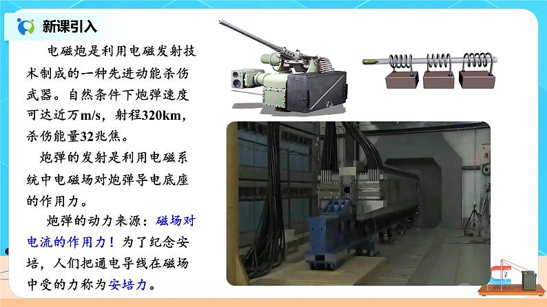 新教材 高中物理选择性必修二  1.1磁场对通电导线的作用力  课件+教案+练习04