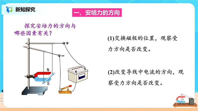 新教材 高中物理选择性必修二  1.1磁场对通电导线的作用力  课件+教案+练习06