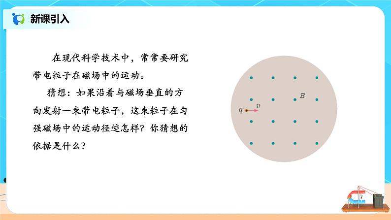 新教材 高中物理选择性必修二  1.3带电粒子在匀强磁场中的运动  课件+教案+练习04