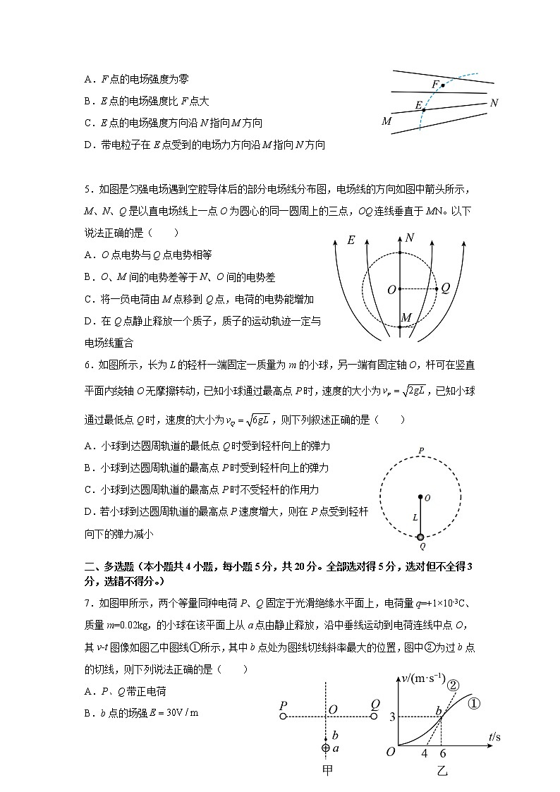 2021-2022学年湖南省邵东县第三中学高二上学期第一次月考物理试题（word版）第2页