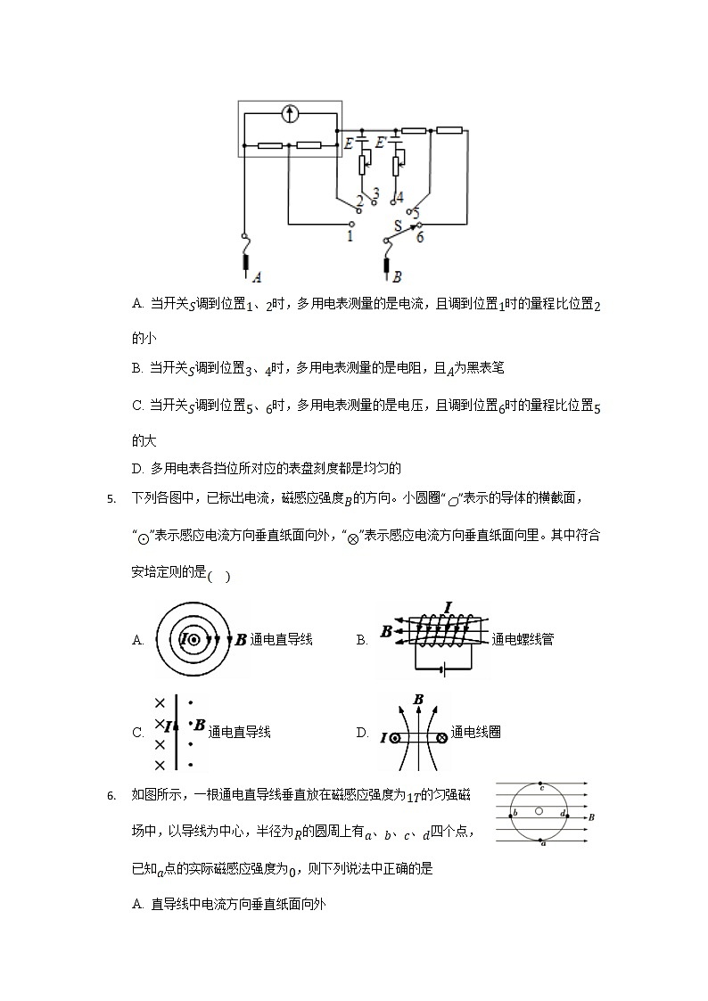 2021-2022学年吉林省辉南县第六中学高二周测（十三）物理试题（Word版）第2页