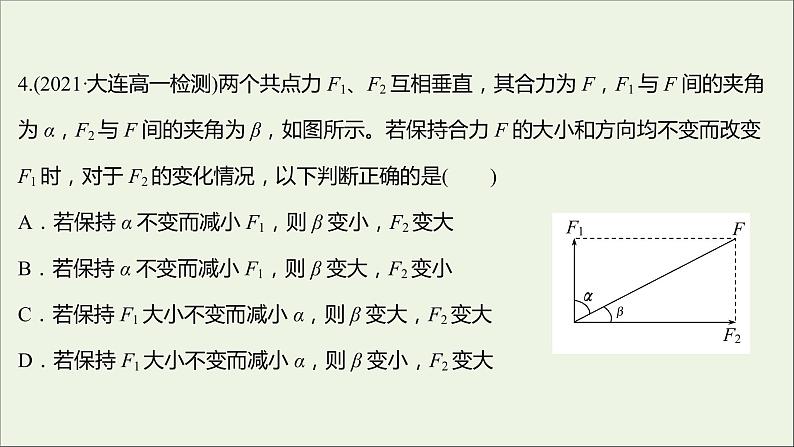 高中物理练习14力的合成课件新人教版必修107