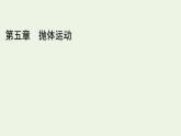 2021_2022学年新教材高中物理第五章抛体运动4抛体运动的规律课件新人教版必修第二册