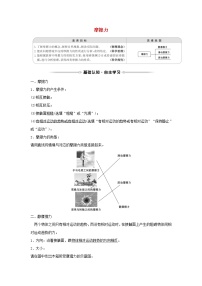 人教版 (新课标)必修13 摩擦力学案