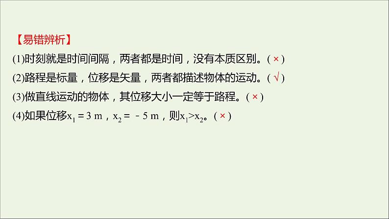 高中物理第一章运动的描述2时间和位移课件新人教版必修108