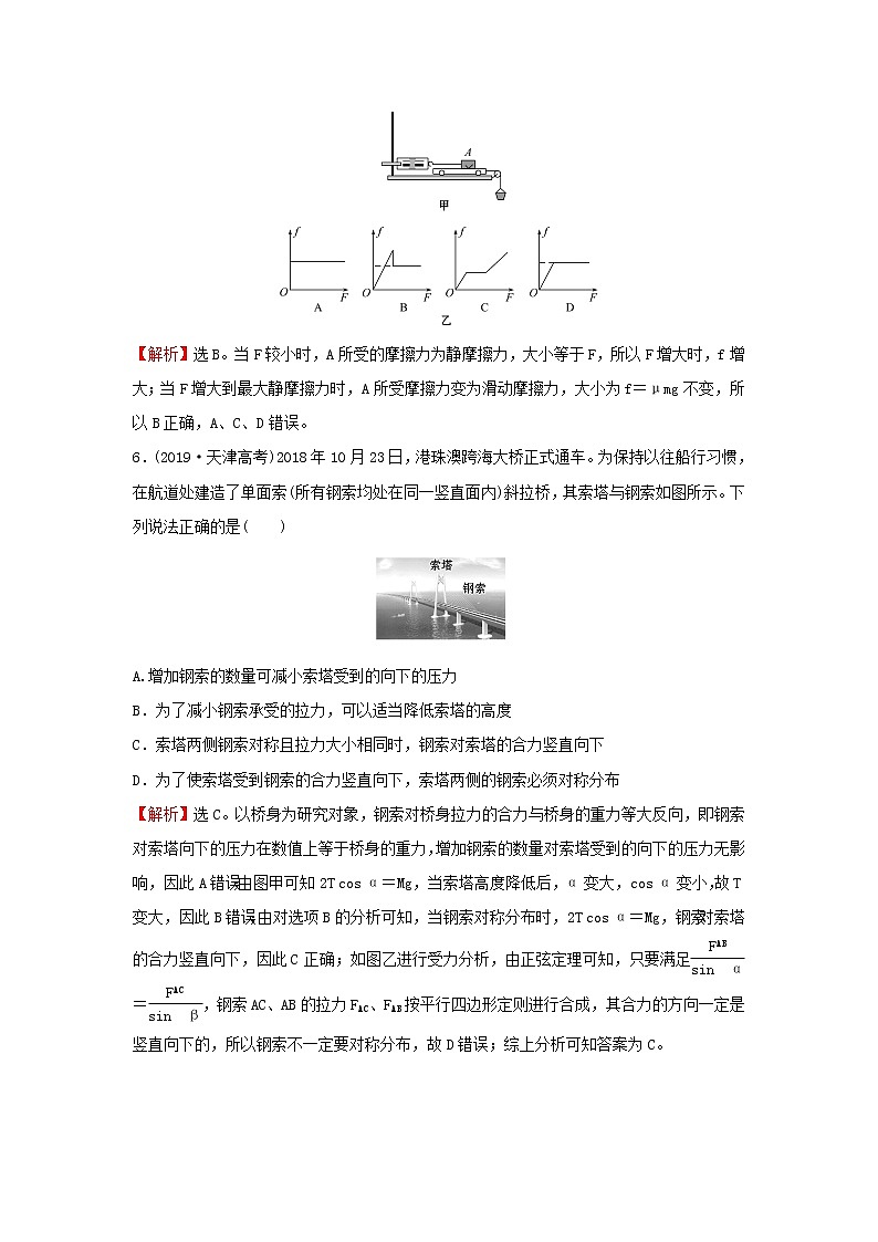 2021_2022学年高中物理第二章力单元形成性评价含解析教科版必修1练习题03