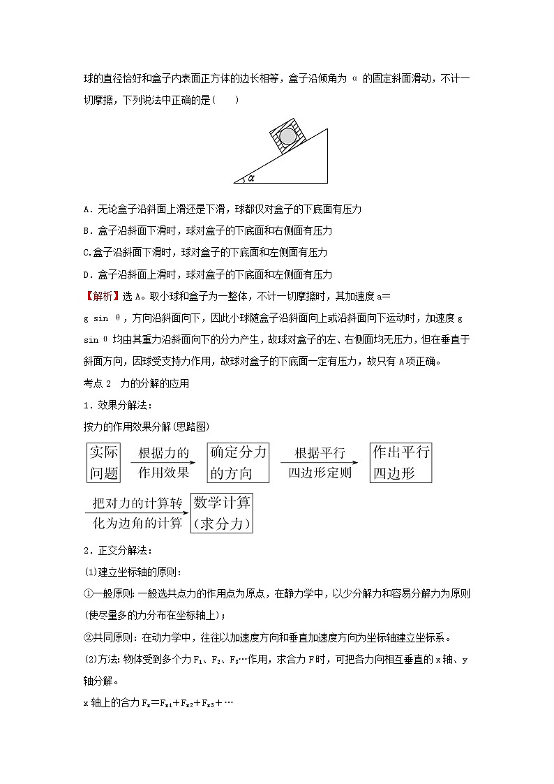 2021_2022学年高中物理第二章力阶段提升课学案教科版必修103