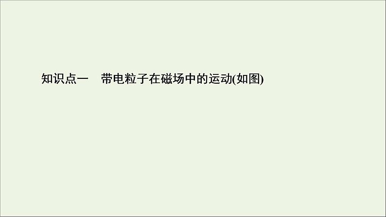 2021_2022学年新教材高中物理第1章磁场第4节洛伦兹力与现代技术课件粤教版选择性必修第二册04