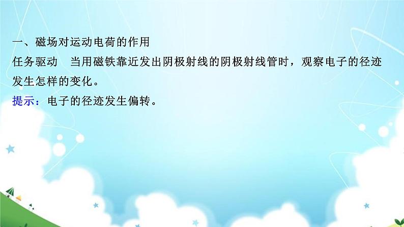 2021-2022学年高中物理新粤教版选择性必修第二册 第1章 第3节 洛伦兹力（69张） 课件03