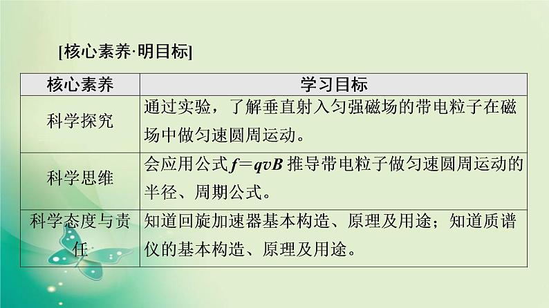 2021-2022学年高中物理新粤教版选择性必修第二册 第1章 第4节　洛伦兹力与现代技术 课件（76张）第2页