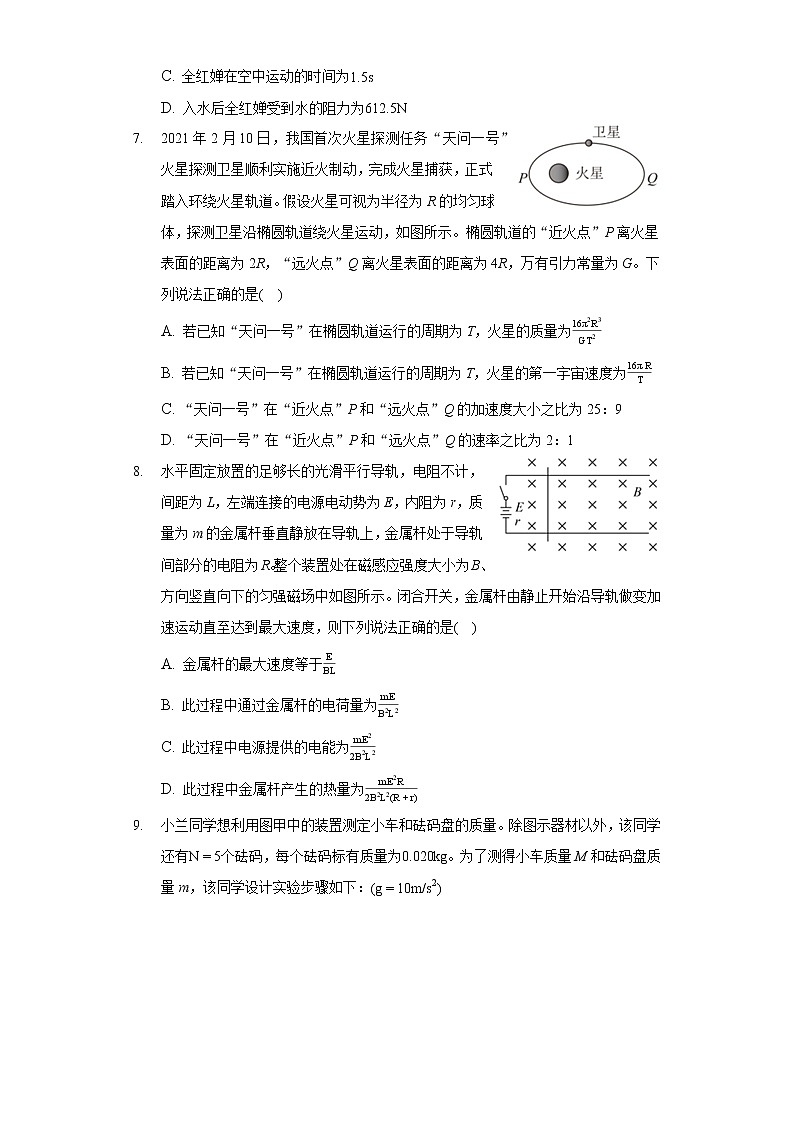 2022年安徽省黄山市高考物理一模试卷（含答案解析）03