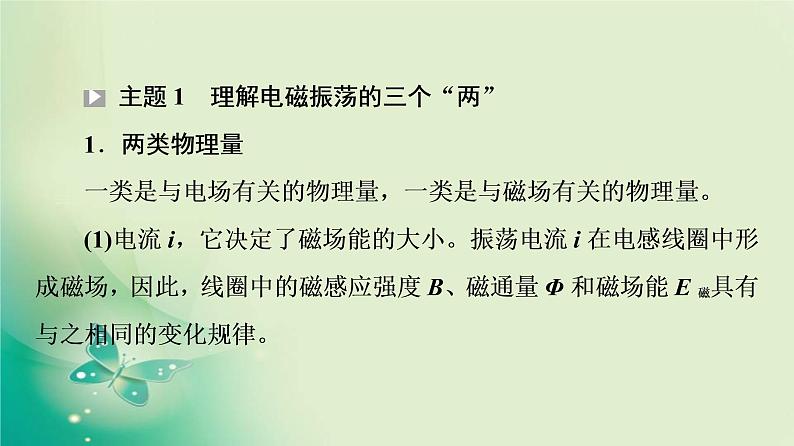 2021-2022学年高中物理新粤教版选择性必修第二册 第4章 电磁振荡与电磁波 综合提升 课件第5页