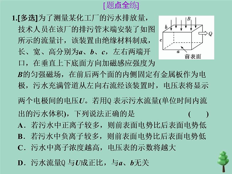 2022年高考物理二轮复习第一部分专题三电场与磁场第三讲带电粒子在复合场中的运动课件第6页