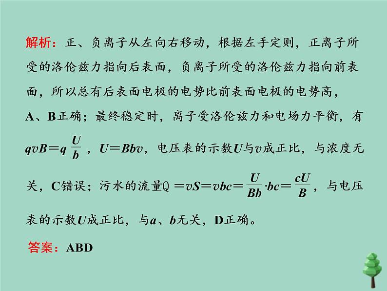 2022年高考物理二轮复习第一部分专题三电场与磁场第三讲带电粒子在复合场中的运动课件第7页