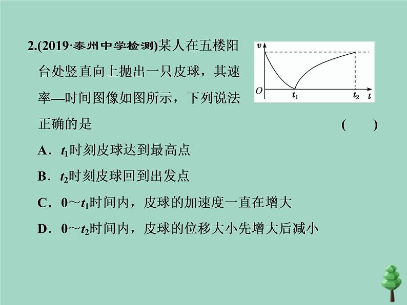 2022年高考物理二轮复习第一部分专题一力与运动第二讲力与直线运动课件08