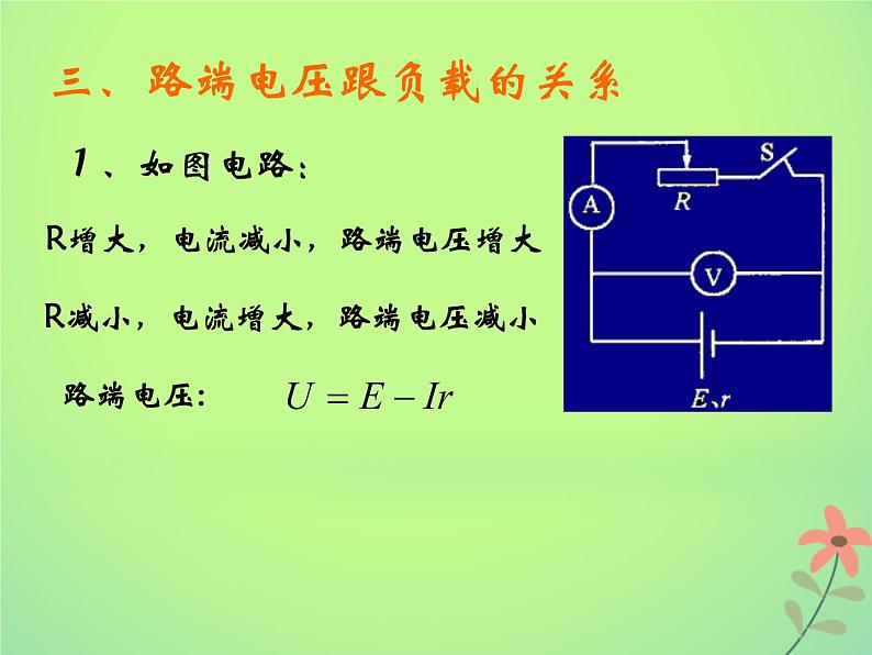 2022年高中物理第二章恒定电流2.7闭合电路欧姆定律课件人教版选修3_106